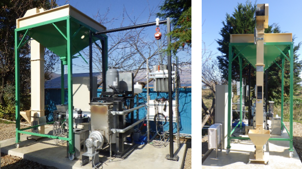 超小型バイオマス熱電併給装置